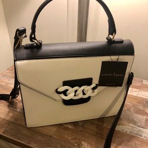 Black & White Crossbody Bag